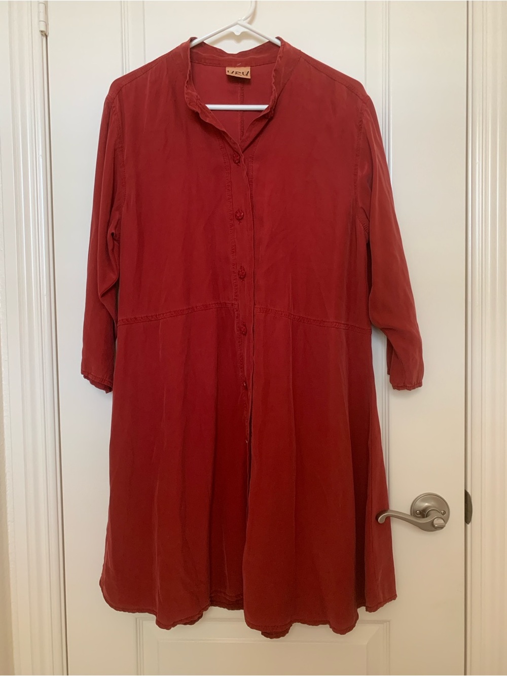 URU Silk "Vienna" Tunic Size 2 (Large 8-12) Vintage and Rare